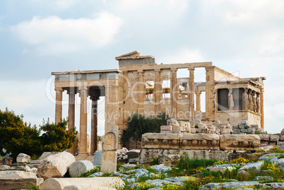 The Porch of the Caryatids in Athens