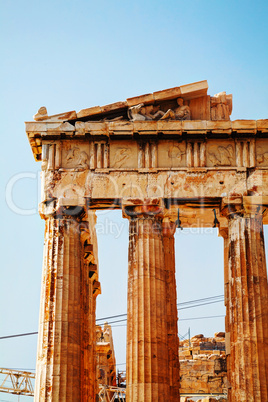 Parthenon at Acropolis in Athens, Greece