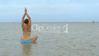 Yoga in the water