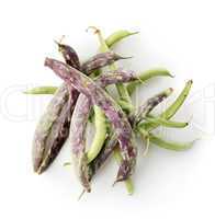 Bean pods isolated
