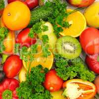 fresh fruits and vegetables