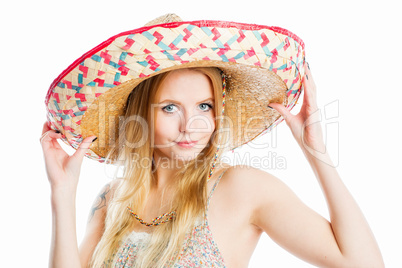 Mädchen mit Sombrero