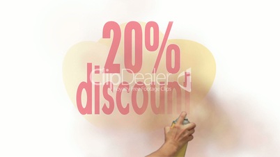 20 percent discount spray painting