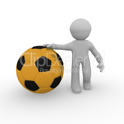 Golden Soccer ball