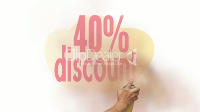 40 Percent Discount Spray Painting