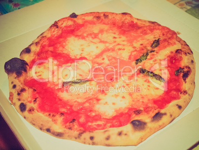 Retro look Pizza Margherita