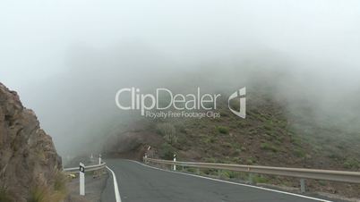 Nebel in den Bergen von Gran Canaria
