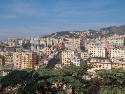 View of Genoa Italy