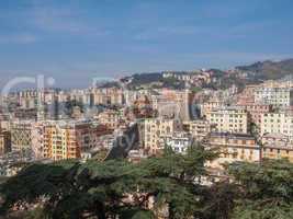View of Genoa Italy