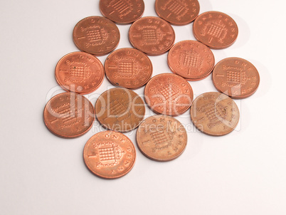 One Penny coins