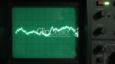 Low frequency on an oscilloscope 06