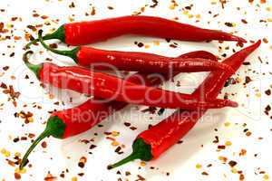 red pepper crimson hot