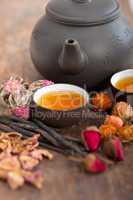 Chinese style herbal floral tea
