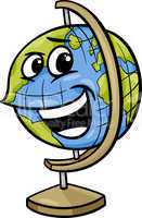 globe character cartoon illustration