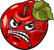 bad apple saying cartoon illustration