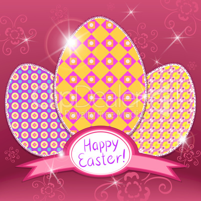 easter retro background