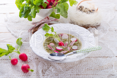 green radish soup