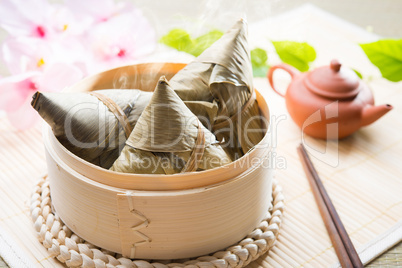 asian chinese rice dumplings