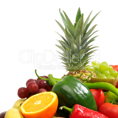 fresh fruits and vegetables