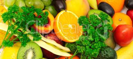 fresh fruits and vegetables