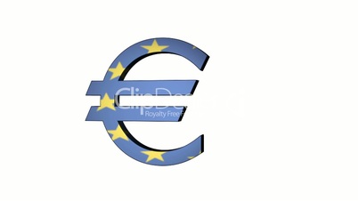 European Union Euro Flag Reflection