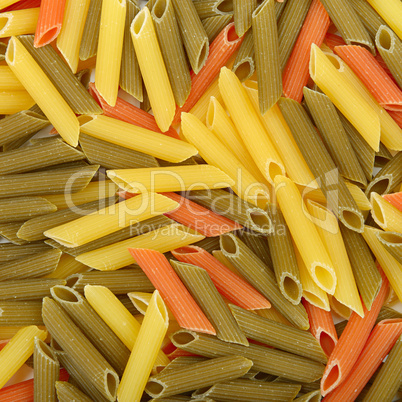 colored pasta