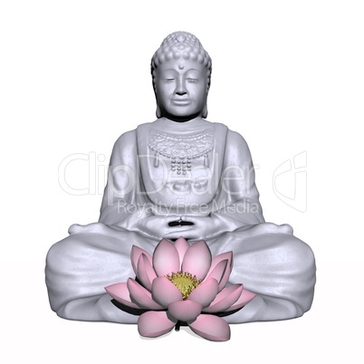 meditation - 3d render