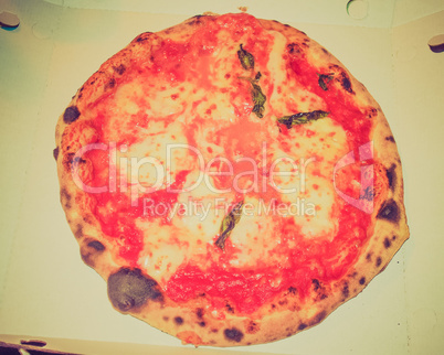 Retro look Pizza Margherita