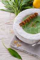wild garlic soup