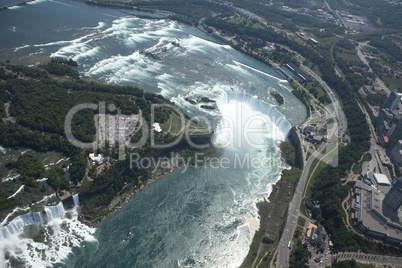 Aerial Niagara Falls