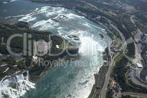 Aerial Niagara Falls