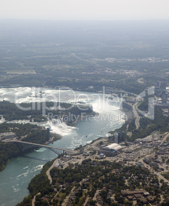 aerial niagara falls