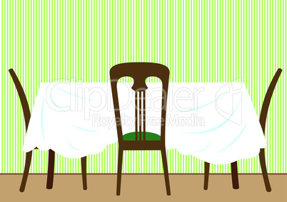 Table and chairs