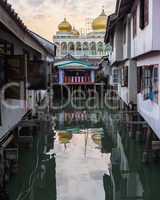 mosque in floating village
