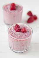 Himbeer Chia Pudding