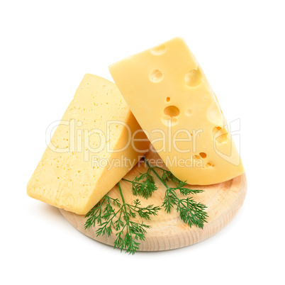 large chunks of cheese