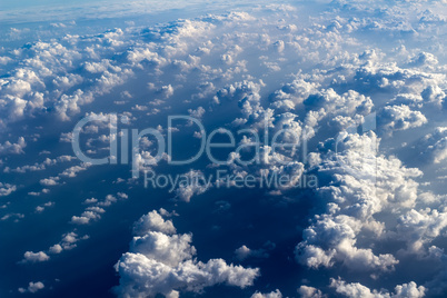clouds aerial view