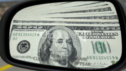 Objects In Mirror Money Concept