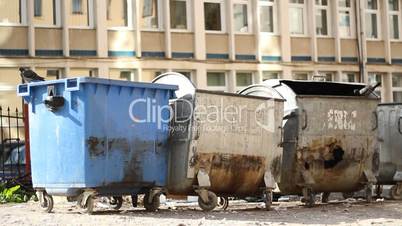 Slum Garbage Dumpsters