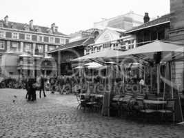 Black and white Covent Garden London