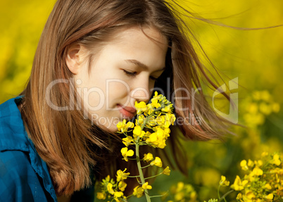 girl in a rape field