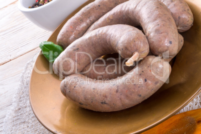 home-made sausage