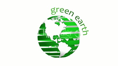 Green Earth Green Ribbon Looping