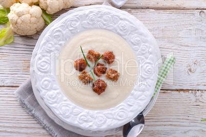 cauliflower cream soup
