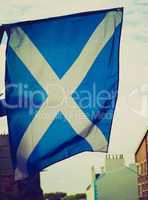Retro look Scotland flag