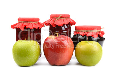 apples and  jam