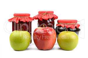 apples and  jam