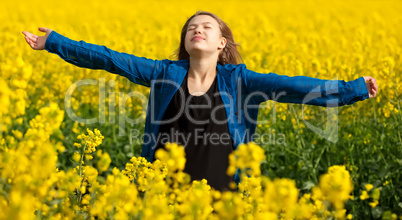 girl in a rape field