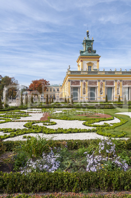 Wilanow Palace, Warsaw, Poland.