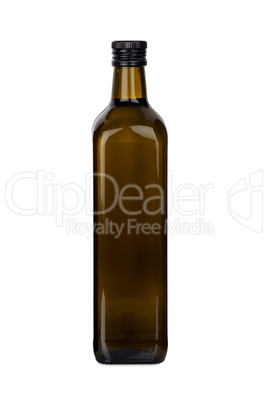 Flasche Olivenöl mit Schraubverschluß, isoliert